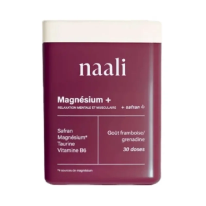 Naali Magnésium + Relaxation Mentale et Musculaire - 30 doses