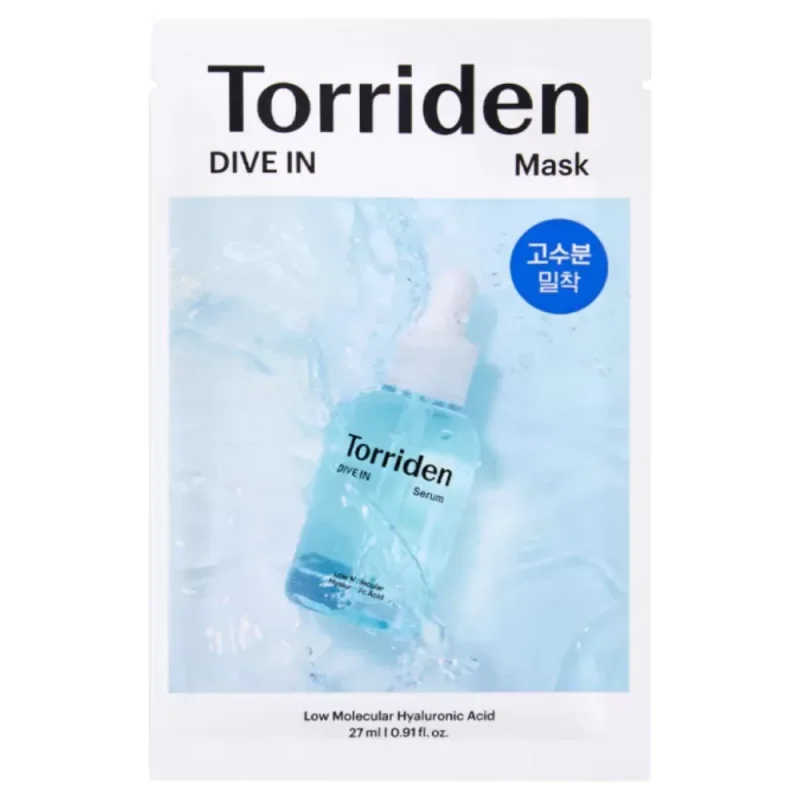 Torriden Masque en Tissu Hydratant Intense à l’Acide Hyaluronique x1