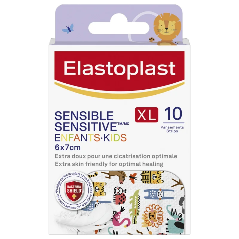 ELASTOPLAST Pansements XL - Sensitive Kids x10