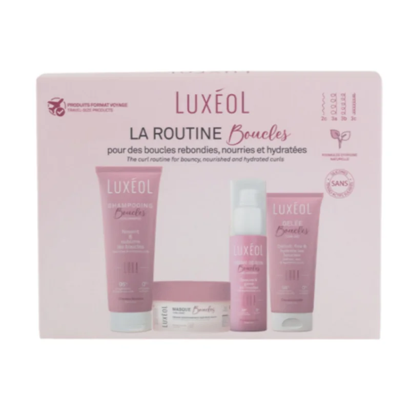 Luxeol Coffret Routine Boucles Format Voyage