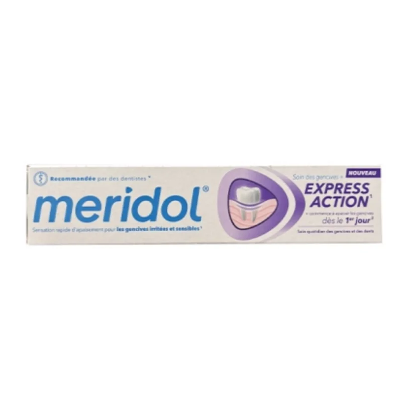 Meridol Express Action Dentifrice Gencives Sensibles - 75ml