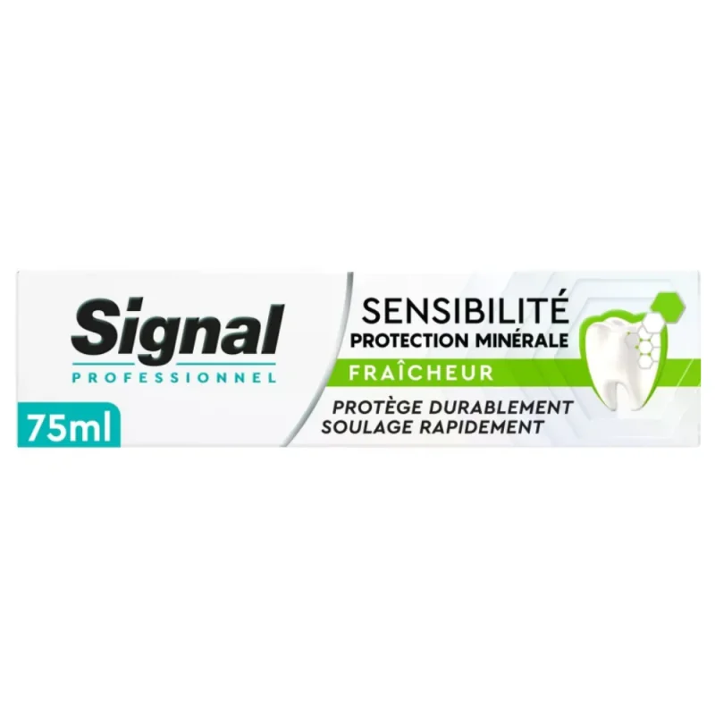 Signal Professionnel Dentifrice Sensibilité Protection Minérale Fraîcheur – 75 ml