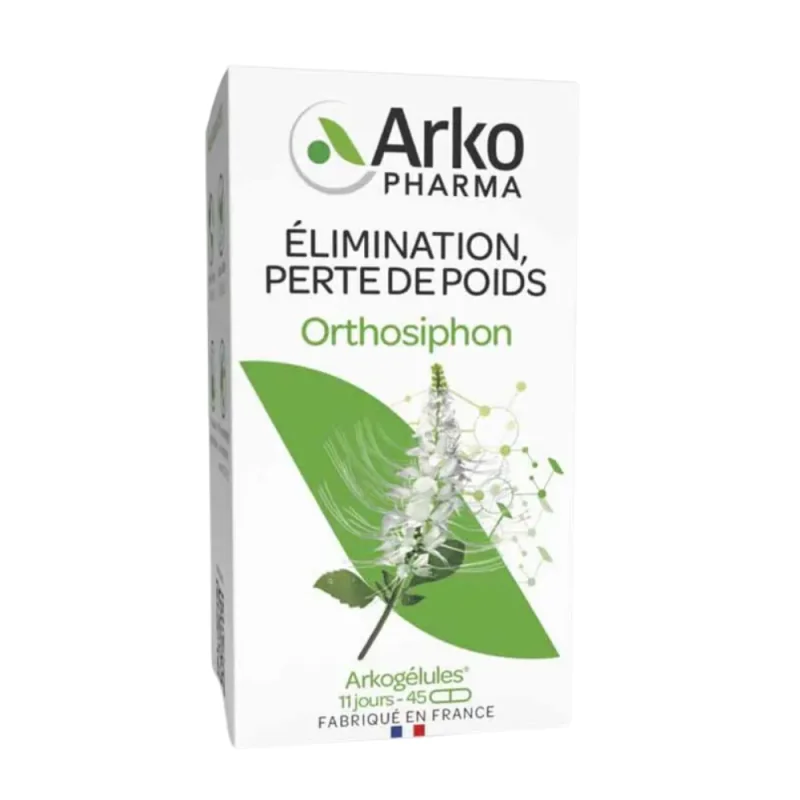 Arkopharma Arkogélules Orthosiphon Elimination et Perte de Poids 45 Gélules