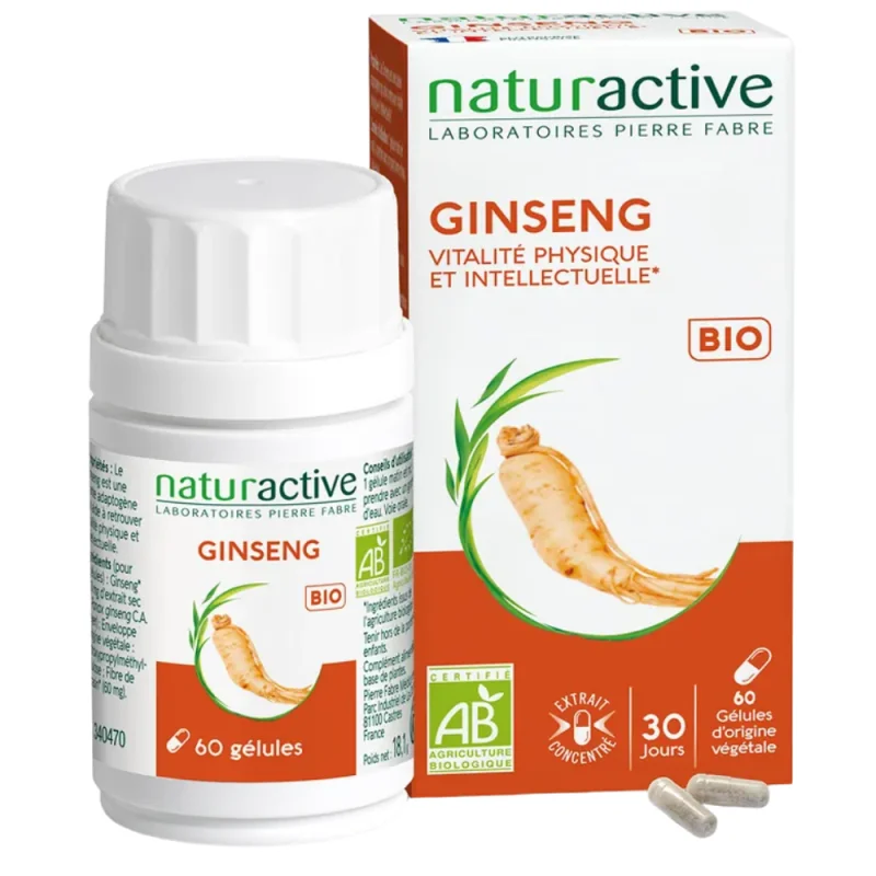 Naturactive  Ginseng Bio 60 Gélules