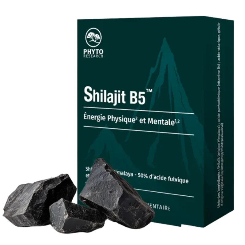 PhytoResearch Shilajit B5 – 30 Gélules