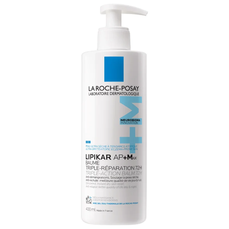 La Roche-Posay Lipikar AP+Max Baume Triple-Réparation 400ml