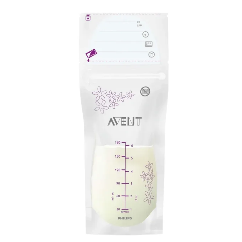 Avent Sachets de Conservation pour Lait Maternel 180 ml x 25