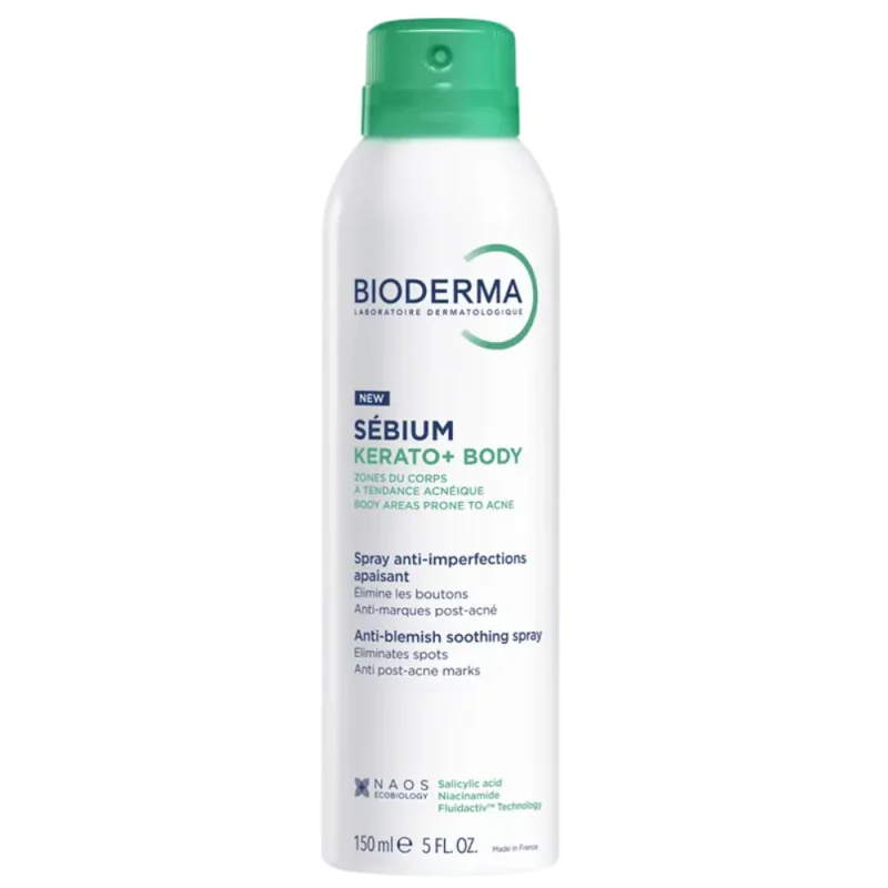 Bioderma Spray corporel anti-acné SÉBIUM KERATO+ 150ml
