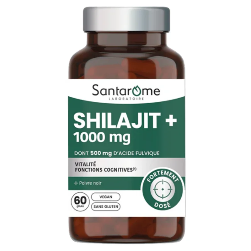 Santatôme Shilajit + 1000 mg - 60 gélules