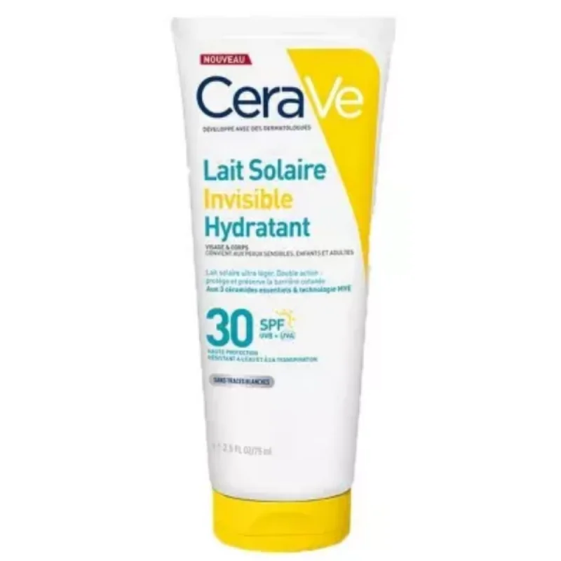 CeraVe Lait Solaire Hydratant Invisible SPF30 75 ml