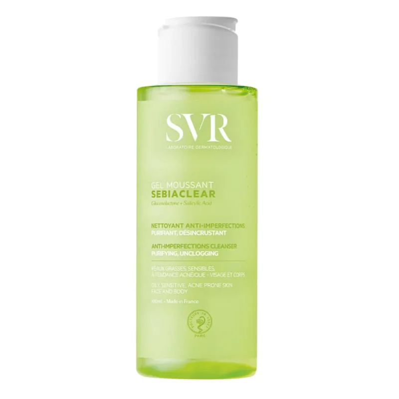 Svr Sebiaclear Gel Moussant Nettoyant Anti-Imperfection 100ml