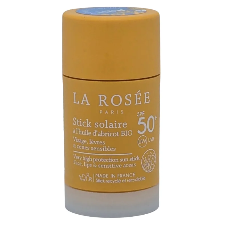 La Rosée – Stick Solaire SPF50 à l’Huile d’Abricot Bio 18g