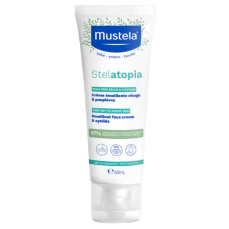 Mustela – Stelatopia Crème Émolliente Visage 40 ml