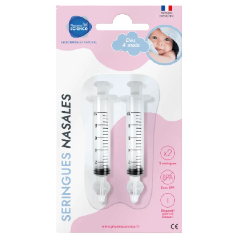 Pharmascience – Seringues Nasales Bébé x2