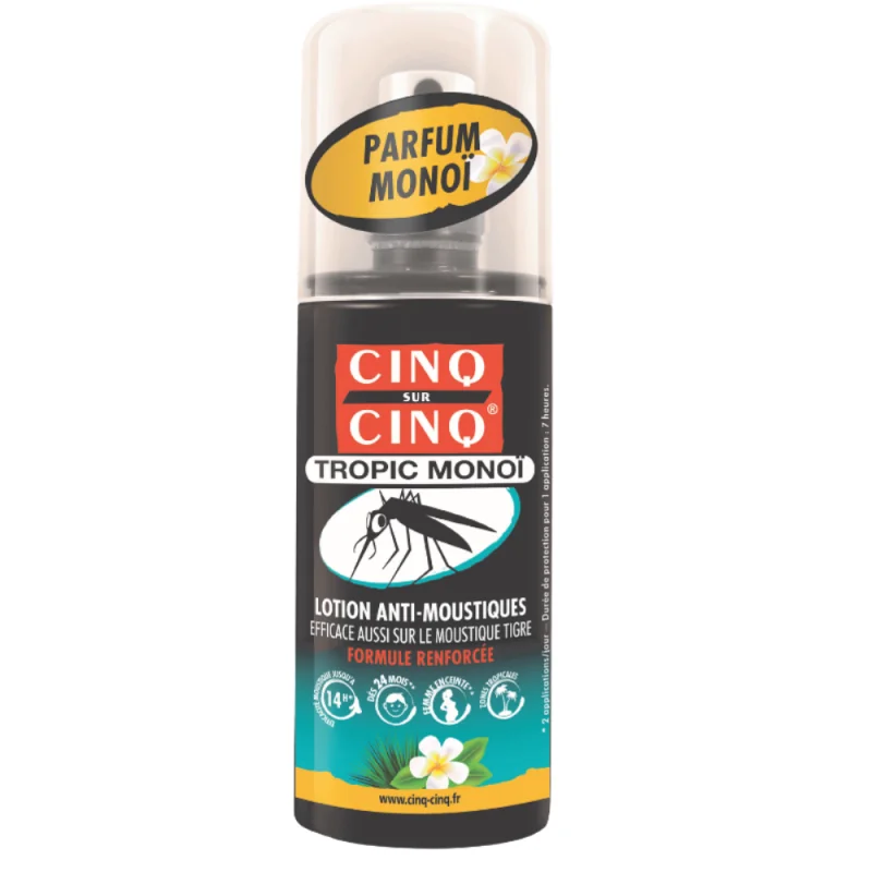 Cinq sur Cinq Spray Anti moustiques Monoï 75 ml