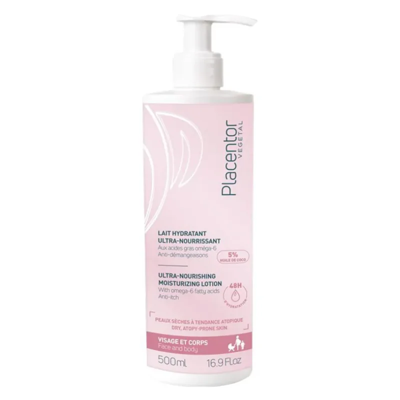 Placentor Végétal Lait Hydratant Ultra-nourrissant 500ml