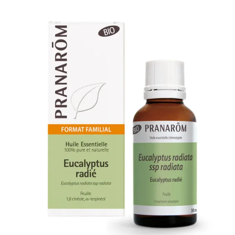 Pranarôm Les Huiles Essentielles Eucalyptus Radie Bio 30ml