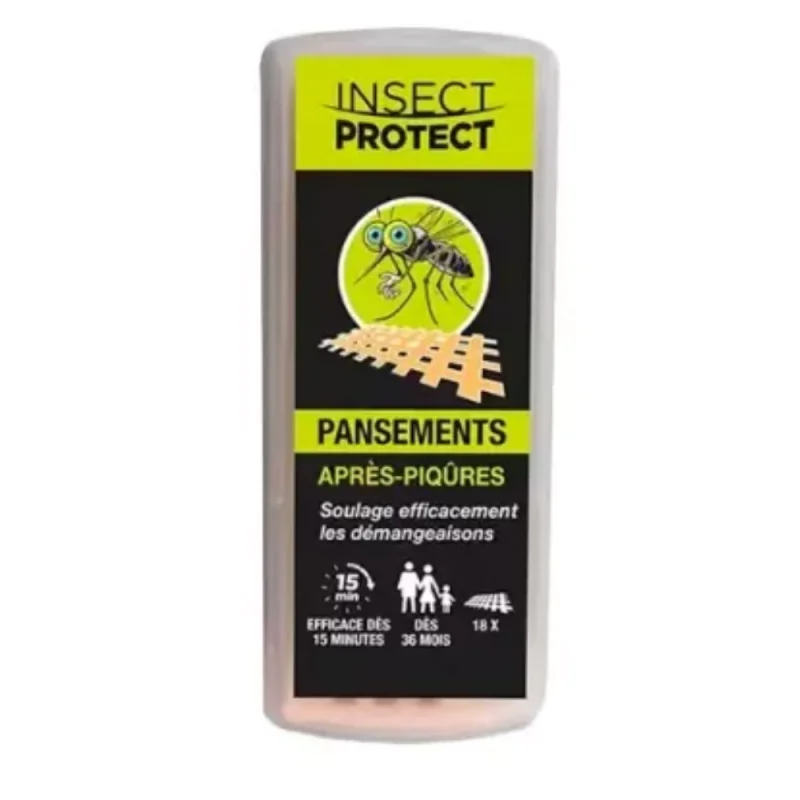 Insect Protect Pansements Après-Piqûres 18 Pansements