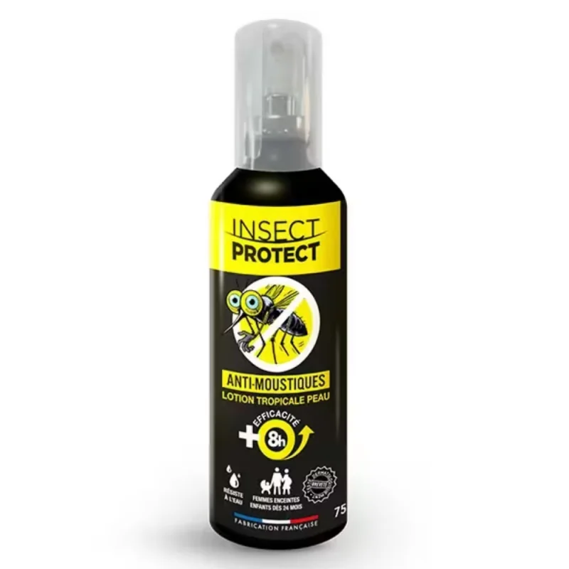 Insect Protect Anti-Moustiques Lotion Tropicale Peau 75 ml