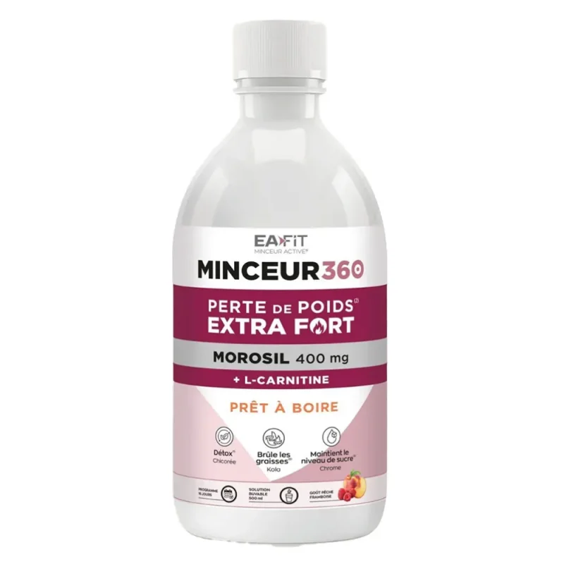 Eafit Minceur 360 Morosil L-carnitine Pêche Framboise 600g