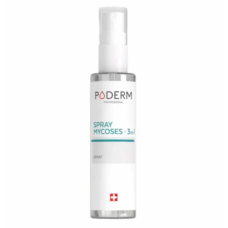 Poderm Spray Mycoses 3-en-1 Pieds, 50ml
