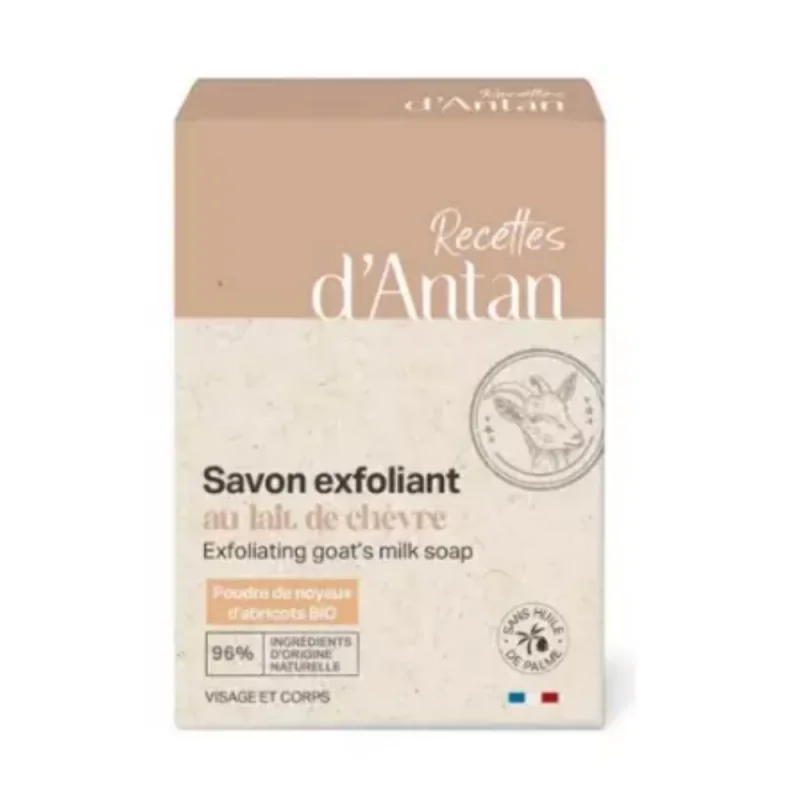 Recettes d'Antan Savon Exfoliant au Lait de Chèvre 100 g