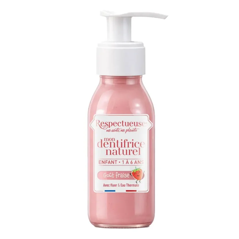 Respectueuse Dentifrice Fraise Enfant 80ml