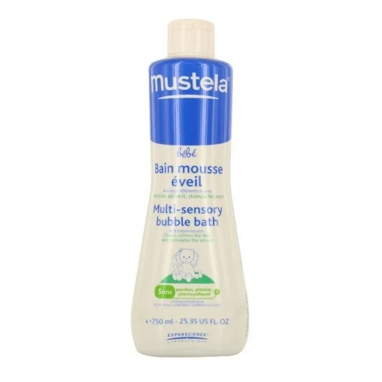 Mustela bain mousse éveil 750ml