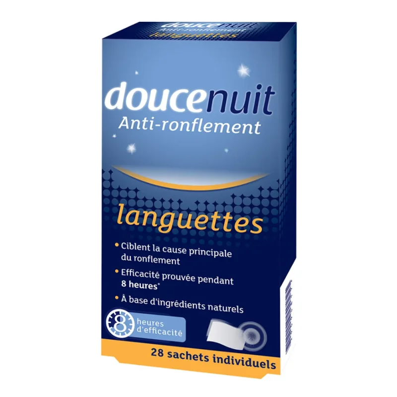 Douce Nuit Anti-ronflement Languettes 28 sachets