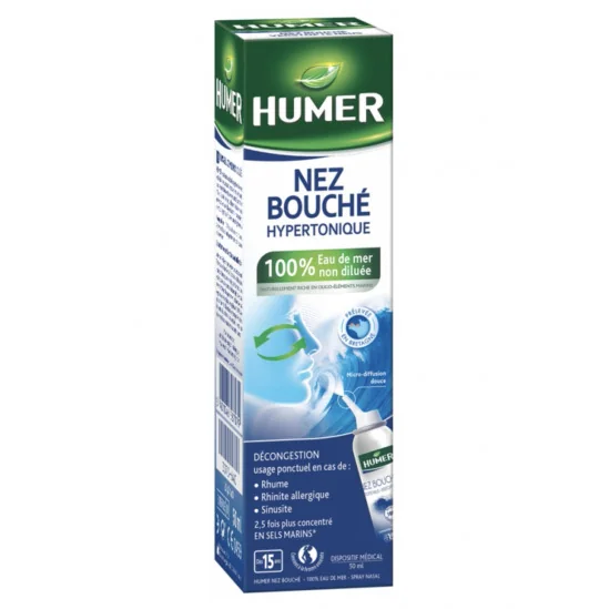Humer nez bouché solution hypertonique adulte spray 50ml