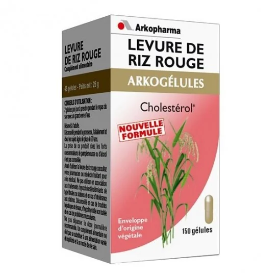 Arkopharma arkogélules levure de riz rouge 120 gélules
