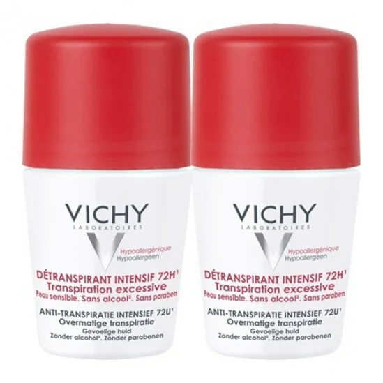 Vichy déodorant détranspirant intensif 72h 2x50ml