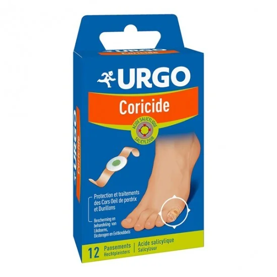 Urgo coricide 12 pansements à l'acide salicylique