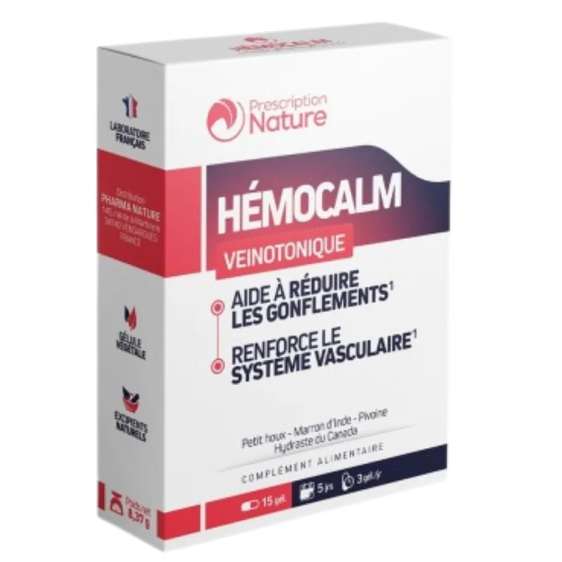 Presciption Nature Hemocalm 15 gélules
