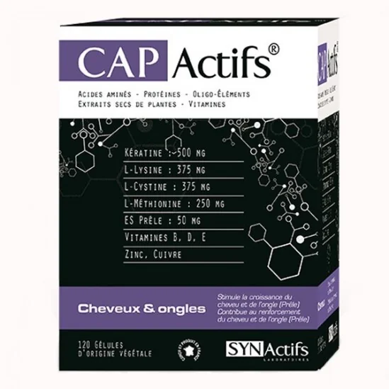 Synactifs Capactifs cheveux 120 gélules