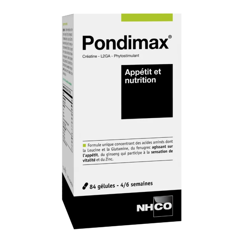 NHCO Pondimax® – Appétit & Prise de Masse 84 gélules