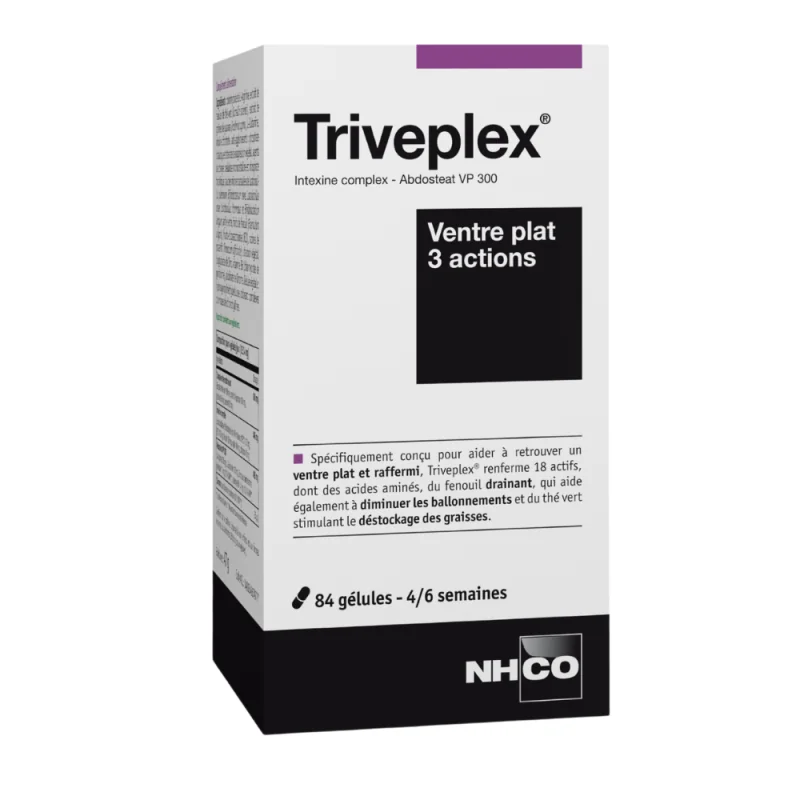 NHCO Triveplex Ventre Plat 3 actions 84 gélules