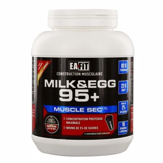 EAFIT Oft Milk & Egg 95+ Saveur Chocolat 750g