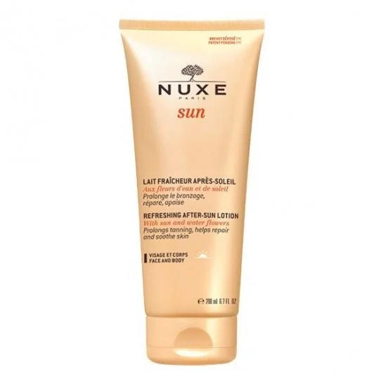 Nuxe sun lait fraîcheur après-soleil visage et corps 200ml