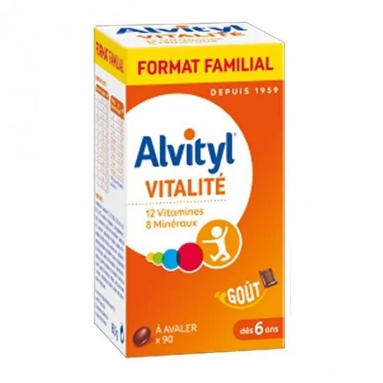 Alvityl  Vitalité format familial 90 comprimés