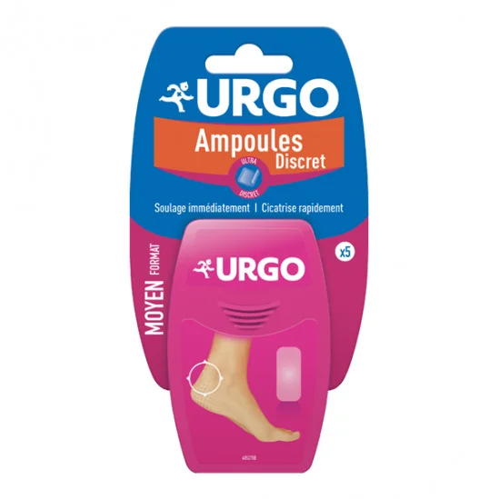 Urgo ampoules ultra discret moyen format 6 pièces
