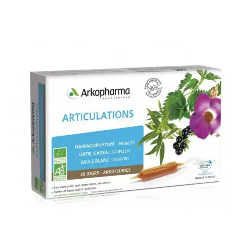 Arkopharma Arkofluides Articulations 20 Ampoules