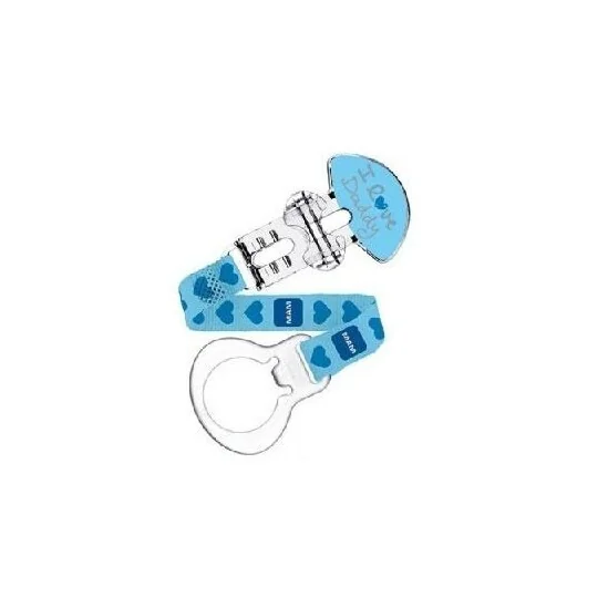 Mam attache sucette ruban + clip