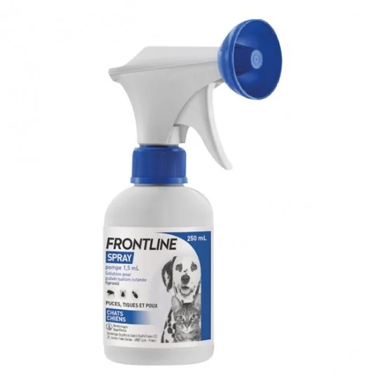 Frontline spray chats chiens 250ml