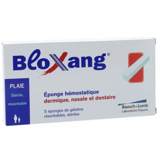 Bausch & Lomb Bloxang 4 Eponges Hémostatique