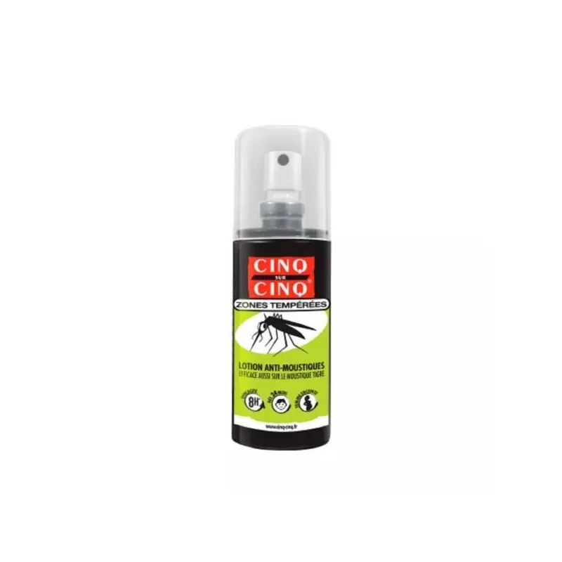 Cinq sur Cinq zones tempérées spray anti moustiques 100ml