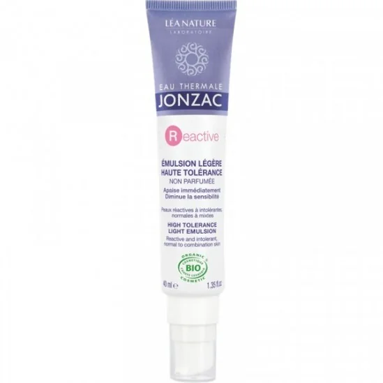 Eau Thermale Jonzac Reactive Control Crème Légère Apaisante Bio 40 ml