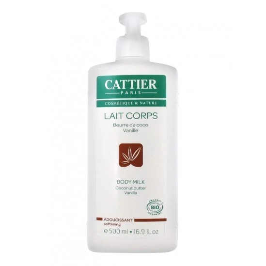 Cattier lait corps adoucissant bio 500ml