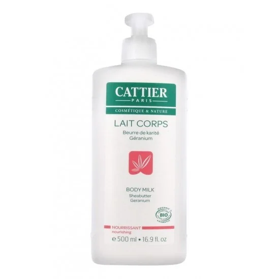Cattier lait corps nourrissant bio 500ml