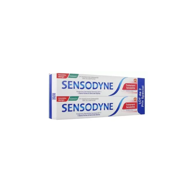 Sensodyne pro traitement sensibilité duo 75ml